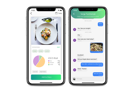 The Foodzilla mobile app for clients